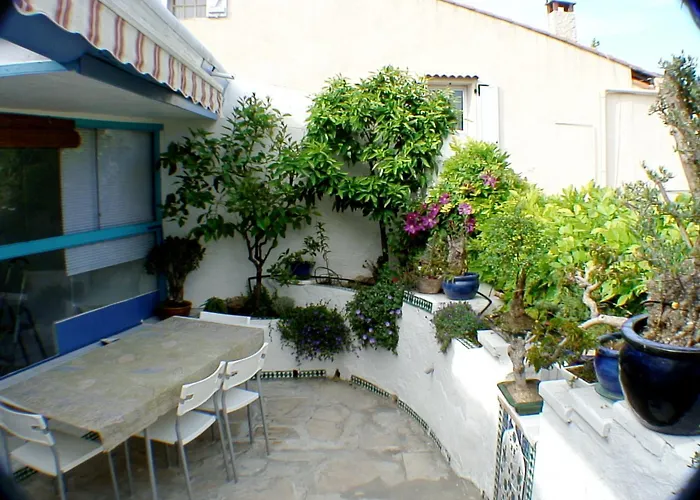Terrasse Mediterraneenne Au Pied Des Collines De Marcel Pagnol